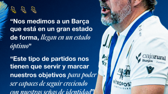 Imagen de la noticia «Nos medimos a un Barça que está en un gran estado de forma»